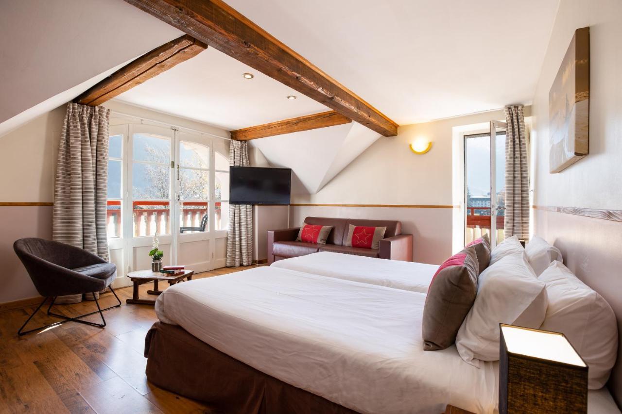 Chalet Hotel La Sapiniere Chamonix Buitenkant foto