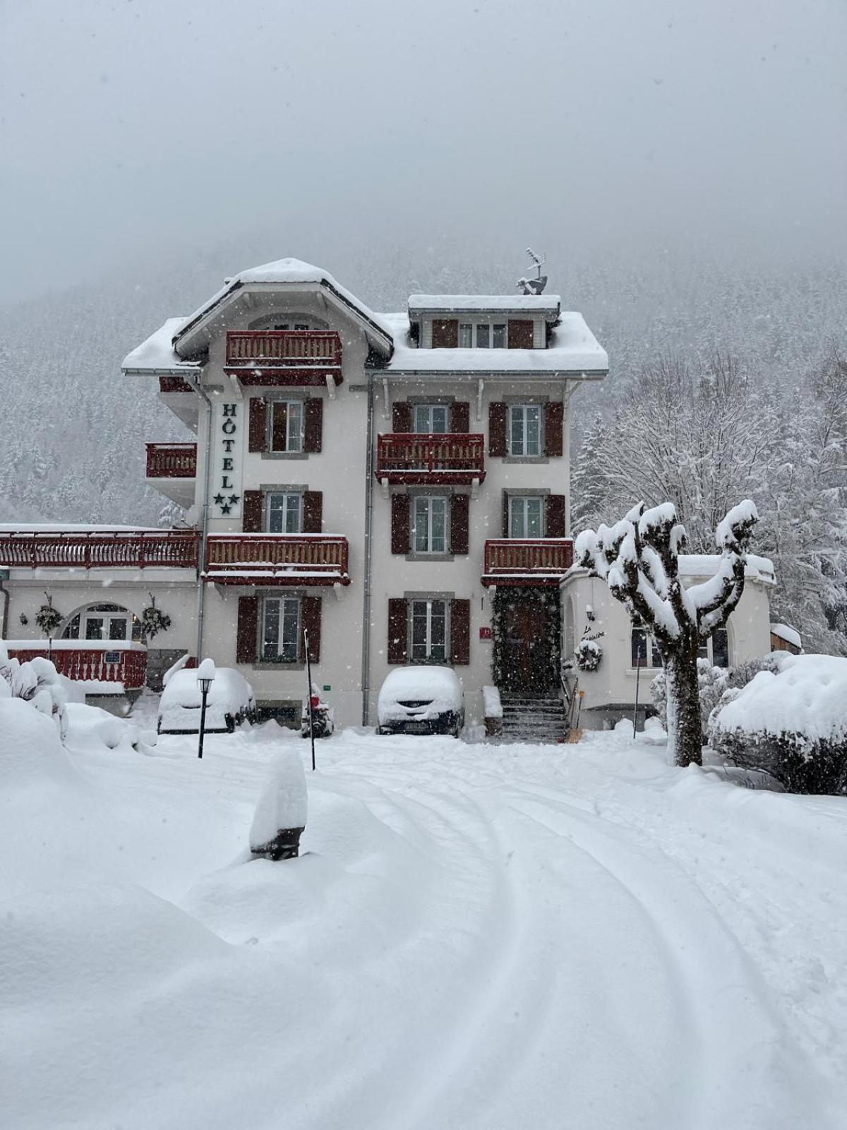 Chalet Hotel La Sapiniere Chamonix Buitenkant foto