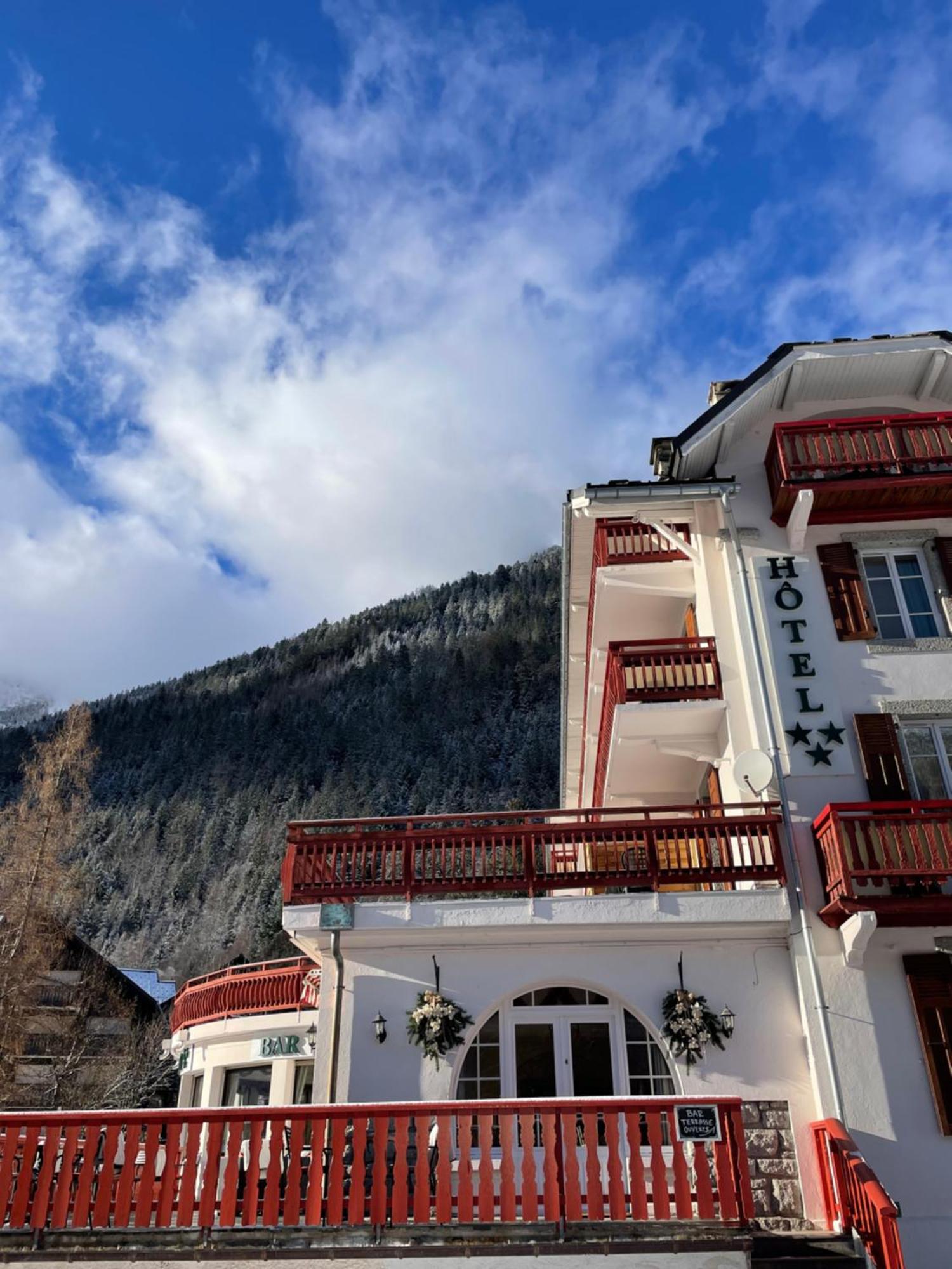 Chalet Hotel La Sapiniere Chamonix Buitenkant foto